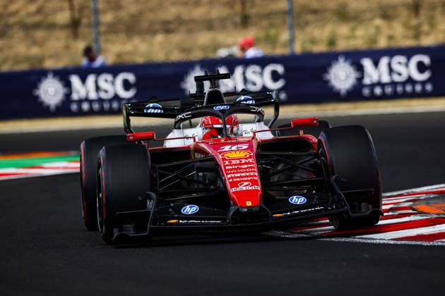F1 - HUNGARIAN GRAND PRIX 2026 16 LECLERC Charles (mco), Scuderia Ferrari SF-26, action during the Formula 1 Hungarian Grand Prix 2026, 11th round of the 2026 Formula One World Championship, WM, Weltmeisterschaft from July 24 to 26, 2026 on the Hungaroring, in Mogyorod near Budapest, Hungary -  Copyright: xXavixBonillax