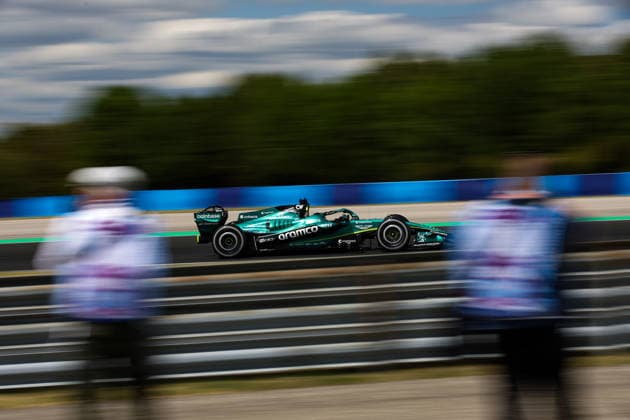 F1 - HUNGARIAN GRAND PRIX 2026 18 STROLL Lance (can), Aston Martin F1 Team AMR26, action during the Formula 1 Hungarian Grand Prix 2026, 11th round of the 2026 Formula One World Championship, WM, Weltmeisterschaft from July 24 to 26, 2026 on the Hungaroring, in Mogyorod near Budapest, Hungary -  Copyright: xXavixBonillax