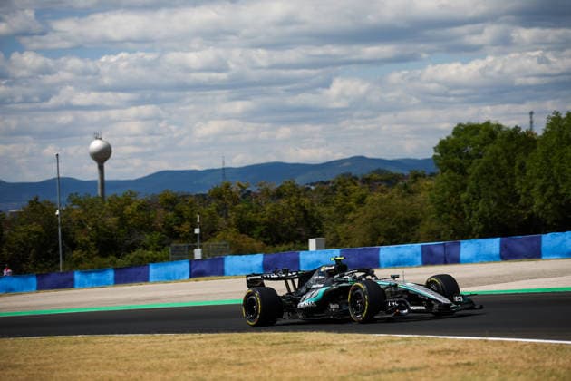 F1 - HUNGARIAN GRAND PRIX 2026 VESTI Frederik (den), Mercedes AMG F1 Team W17, action during the Formula 1 Hungarian Grand Prix 2026, 11th round of the 2026 Formula One World Championship, WM, Weltmeisterschaft from July 24 to 26, 2026 on the Hungaroring, in Mogyorod near Budapest, Hungary -  Copyright: xXavixBonillax