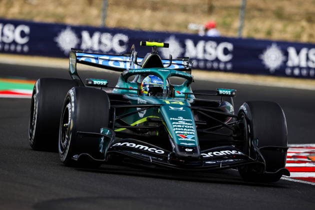 F1 - HUNGARIAN GRAND PRIX 2026 14 ALONSO Fernando (spa), Aston Martin F1 Team AMR26, action during the Formula 1 Hungarian Grand Prix 2026, 11th round of the 2026 Formula One World Championship, WM, Weltmeisterschaft from July 24 to 26, 2026 on the Hungaroring, in Mogyorod near Budapest, Hungary -  Copyright: xXavixBonillax