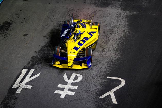2026 FORMULA E TOKYO ePRIX 22 MALONEY Zane (bar), Lola Yamaha ABT Formula E Team, Lola T002, action during the Tokyo ePrix, 14th and 15th round of the 2025-26 ABB FIA Formula E World Championship, WM, Weltmeisterschaft on the Tokyo Street Circuit from July 24 to 26, 2026 in Tokyo, Japan - TokyoJapan  Copyright: xBastienxRouxx