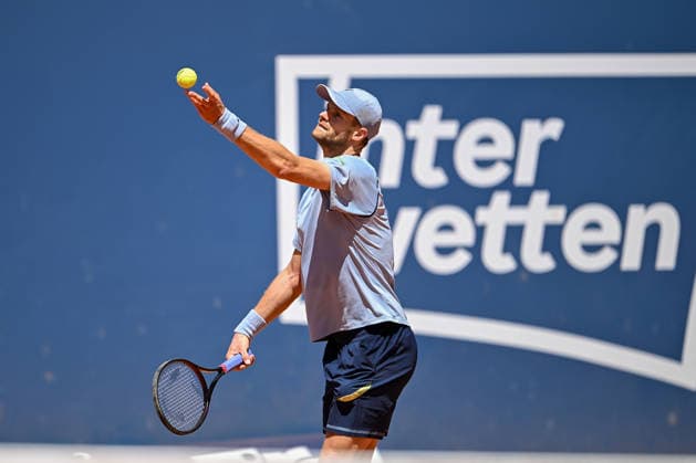 TENNIS - ATP, Tennis Herren Generali Open 2026 KITZBUEHEL,AUSTRIA,24.JUL.26 - TENNIS - ATP World Tour, Generali Open. Image shows Yannick Hanfmann (GER).  GEPAxpictures xDanielxSchoenherr