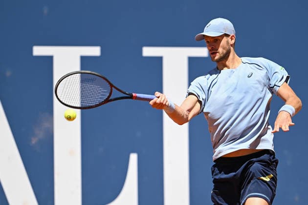 TENNIS - ATP, Tennis Herren Generali Open 2026 KITZBUEHEL,AUSTRIA,24.JUL.26 - TENNIS - ATP World Tour, Generali Open. Image shows Yannick Hanfmann (GER).  GEPAxpictures xDanielxSchoenherr