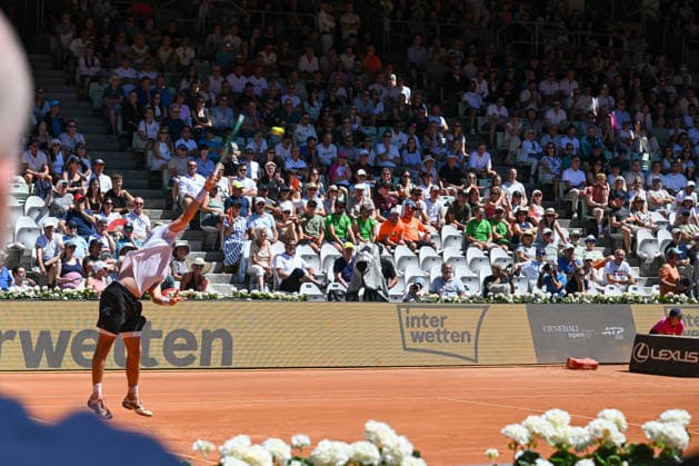 TENNIS - ATP, Tennis Herren Generali Open 2026 KITZBUEHEL,AUSTRIA,24.JUL.26 - TENNIS - ATP World Tour, Generali Open. Image shows Quentin Halys (FRA).  GEPAxpictures xDanielxSchoenherr