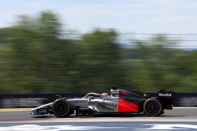 F1 Hungarian Gran Prix Nico Hulkenberg of Audi Revolut F1 Team on track during free practice 1 ahead of the F1 Grand Prix of Hungary at Hungaroring on July 24, 2026 in Mogyorod, Hungary. Mogyorod Hungaroring Hungary Copyright: xMarcoxCanonierox