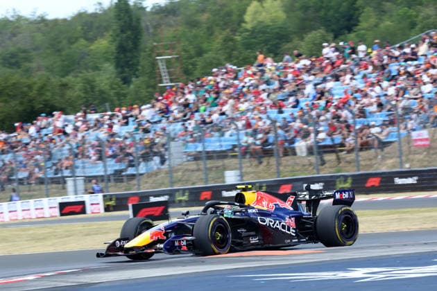 F1 Hungarian Gran Prix Isack Hadjar of Oracle Red Bull Racing on track during free practice 1 ahead of the F1 Grand Prix of Hungary at Hungaroring on July 24, 2026 in Mogyorod, Hungary. Mogyorod Hungaroring Hungary Copyright: xMarcoxCanonierox
