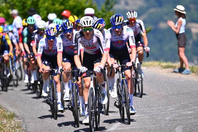 Tour de France 2026 Stage 19 ALPE D HUEZ, FRANCE - JULY 24 : Vermeersch Florian (BEL) of UAE Team Emirates - XRG during stage 19 of the 113rd edition of Tour de France an UCI World Tour 2.UWT cycling road race stage for Men Elite of 128 km with start in Gap and finish in Alpe d Huez on July 24, 2026 in Alpe d Huez, France, 24 07 2026 ( Motordriver Kurt Vandenborre - Alpe d Huez France  Copyright: xGvgx