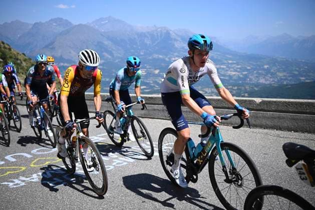 Tour de France 2026 Stage 19 ALPE D HUEZ, FRANCE - JULY 24 : Vinokurov Nicolas (KAZ) of XDS Astana Team during stage 19 of the 113rd edition of Tour de France an UCI World Tour 2.UWT cycling road race stage for Men Elite of 128 km with start in Gap and finish in Alpe d Huez on July 24, 2026 in Alpe d Huez, France, 24 07 2026 ( Motordriver Kurt Vandenborre - Alpe d Huez France  Copyright: xGvgx