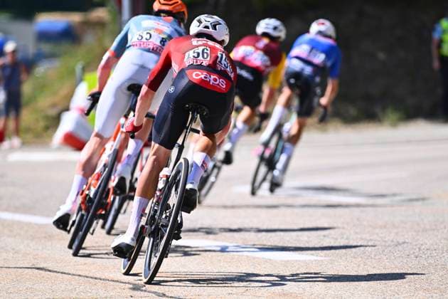 Tour de France 2026 Stage 19 ALPE D HUEZ, FRANCE - JULY 24 : Van Eetvelt Lennert (BEL) of Lotto - Intermarche during stage 19 of the 113rd edition of Tour de France an UCI World Tour 2.UWT cycling road race stage for Men Elite of 128 km with start in Gap and finish in Alpe d Huez on July 24, 2026 in Alpe d Huez, France, 24 07 2026 ( Motordriver Kurt Vandenborre - Alpe d Huez France  Copyright: xGvgx