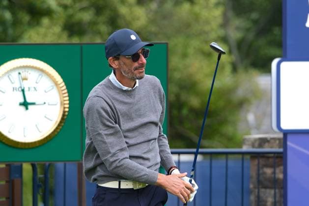 UK: The ISPS HANDA Senior Open Championship at King‚Äôs Course, Gleneagles, Scotland on 24 July 2026: Pictured: Lionel Alexandre (FRA) on the 1st tee during the second round of the ISPS Handa Senior Open Championship 2026 Gleneagles King‚Äôs Course Scotland Scotland Copyright: xAlexxToddx