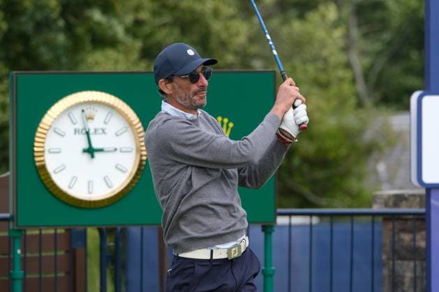 UK: The ISPS HANDA Senior Open Championship at King‚Äôs Course, Gleneagles, Scotland on 24 July 2026: Pictured: Lionel Alexandre (FRA) on the 1st tee during the second round of the ISPS Handa Senior Open Championship 2026 Gleneagles King‚Äôs Course Scotland Scotland Copyright: xAlexxToddx