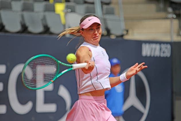 MSC Hamburg Ladies Open WTA, Tennis Damen 250) am Rothenbaum: Paula Badosa (Spanien) im Viertelfinale. *** MSC Hamburg Ladies Open WTA 250 at Rothenbaum: Paula Badosa of Spain Advances to the Quarterfinals