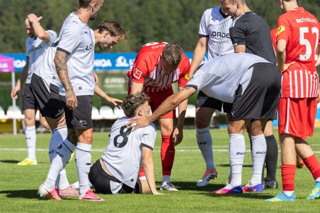 SOCCER - Freiburg vs Derby, test match IMST,AUSTRIA,24.JUL.26 - SOCCER - 1. DFL, 1. Deutsche Bundesliga, EFL Championship, SC Freiburg vs Derby County FC, test match. Image shows Bobby Clark (Derby County).  GEPAxpictures xMichaelxKristen