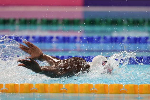 July 24, 2026, Glasgow, Scotland, Great Britain: ELAN DALEY of Team Bermuda in the Women s 50m Butterfly Heats of the Commonwealth Games Glasgow 2026 at the Tollcross International Swimming Centre in Glasgow, Scotland Glasgow Great Britain - ZUMAc179 0862609344st Copyright: xMickaelxChavetx
