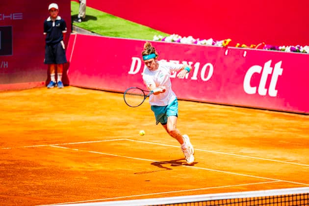 July 24, 2026, Cascais, Lisbon, Portugal: Andrey Rublev during the quarter-finals round of the Millennium Estoril Open at the Estoril Tennis Club on july 24, 2026 in Estoril, Cascais, Portugal. Cascais Portugal - ZUMAr200 20260724_zsp_r200_083 Copyright: xNunoxReisinhox