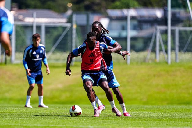 Patson Daka (Hamburger SV, 27), Jordan Torunarigha (Hamburgr SV, 25) AUT, Training Hamburger SV, Fussball, 1. Bundesliga, Saison 2026 2027, 24.07.2026 AUT, Training Hamburger SV, Fussball, 1. Bundesliga, Saison 2026 2027, 24.07.2026 Oberlängenfeld *** Patson Daka, Hamburger SV, 27; Jordan Torunarigha, Hamburger SV, 25 (AUT); Hamburger SV training; soccer; Bundesliga 1; 2026–2027 season; July 24, 2026 (AUT), Training: Hamburger SV, Soccer, Bundesliga 1, 2026–2027 Season, July 24, 2026, Oberlängenfeld Copyright: xEibner-Pressefoto MarcelxvonxFehrnx EP_MFN
