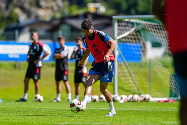 Daniel Elfadli (Hamburger SV, 08) AUT, Training Hamburger SV, Fussball, 1. Bundesliga, Saison 2026 2027, 24.07.2026 AUT, Training Hamburger SV, Fussball, 1. Bundesliga, Saison 2026 2027, 24.07.2026 Oberlängenfeld *** Daniel Elfadli, Hamburger SV, August 8, 2026, Hamburger SV training, soccer, Bundesliga 1, 2026–2027 season, July 24, 2026, Hamburger SV training, soccer, Bundesliga 1, 2026–2027 season, July 24, 2026, Oberlängenfeld Copyright: xEibner-Pressefoto MarcelxvonxFehrnx EP_MFN