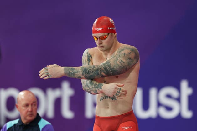 July 24, 2026, Glasgow, Scotland, Great Britain: ADAM RAMSAY-PEATY of England in the Men s 100m Breaststroke Heats of the Commonwealth Games Glasgow 2026 at the Tollcross International Swimming Centre in Glasgow, Scotland Glasgow Great Britain - ZUMAc179 20260724_zep_c179_198 Copyright: xMickaelxChavetx