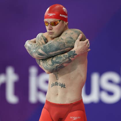 July 24, 2026, Glasgow, Scotland, Great Britain: ADAM RAMSAY-PEATY of England in the Men s 100m Breaststroke Heats of the Commonwealth Games Glasgow 2026 at the Tollcross International Swimming Centre in Glasgow, Scotland Glasgow Great Britain - ZUMAc179 20260724_zep_c179_199 Copyright: xMickaelxChavetx