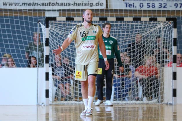 24.07.2026 ,xgox, Handball - Testspiel VfL Wittingen - TSV Hannover-Burgdorf emspor, v.l. Tim Zechel (Hannover, 55) Wittingen *** July 24, 2026, xgox, Handball Exhibition Match: VfL Wittingen vs. TSV Hannover Burgdorf, emspor, from left: Tim Zechel (Hannover), 55 (Wittingen)
