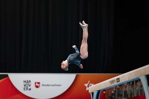 Die Finals 2026 - Gerätturnen, 24.07.2026 Lea Marie Quaas; Die Finals 2026 - Gerätturnen am 24.07.2026 in der ZAG Arena, Hannover *** The 2026 Artistic Gymnastics Finals, July 24, 2026 Lea Marie Quaas The 2026 Artistic Gymnastics Finals on July 24, 2026, at the ZAG Arena in Hanover Copyright: xBEAUTIFULxSPORTS Tonhäuserx