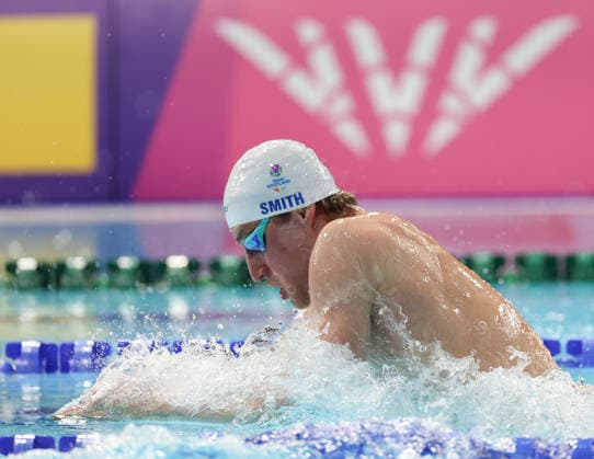 July 24, 2026, Glasgow, Scotland, Great Britain: GEORGE SMITH of Scotland in the Men s 100m Breaststroke Heats of the Commonwealth Games Glasgow 2026 at the Tollcross International Swimming Centre in Glasgow, Scotland Glasgow Great Britain - ZUMAc179 0862612113st Copyright: xMickaelxChavetx