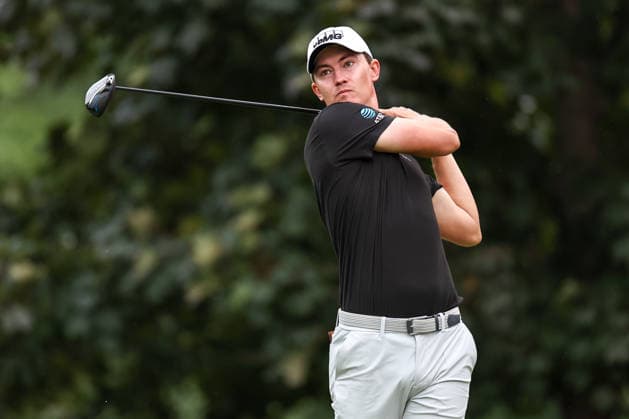 Golf 2026: PGA, Golf Herren 3M Open: Round 2 Maverick McNealy of the United States hits his tee shot on the 16th tee during the second round of the 2026 3M Open at TPC Twin Cities on July 24, 2026 in Blaine, Minnesota. Steven Garcia CSM (Credit Image: Â Steven Garcia Cal Media) Blaine Minnesota USA EDITORIAL USE ONLY Copyright: xx ZUMA-20260724_zma_c04_051.jpg StevenxGarciax csmphotothree505799