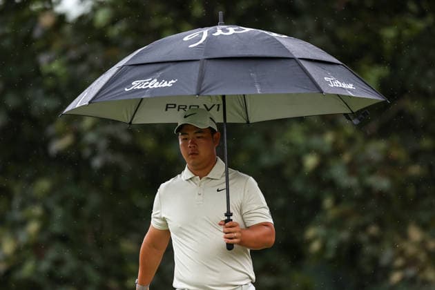 Golf 2026: PGA, Golf Herren 3M Open: Round 2 Tom Kim of South Korea walks on the 16th hole during the second round of the 2026 3M Open at TPC Twin Cities on July 24, 2026 in Blaine, Minnesota. Steven Garcia CSM (Credit Image: Â Steven Garcia Cal Media) Blaine Minnesota USA EDITORIAL USE ONLY Copyright: xx ZUMA-20260724_zma_c04_049.jpg StevenxGarciax csmphotothree505801