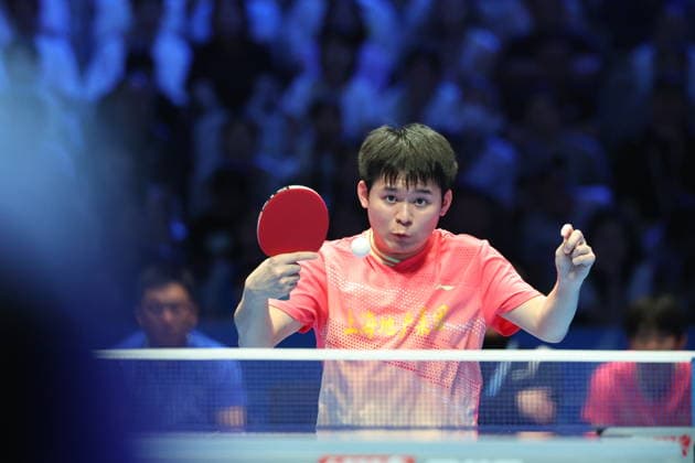 DALIAN, CHINA - JULY 24: Players compete during day two of the first leg of the 2026 China Table tennis, Tischtennis Super League regular season on July 24, 2026 in Dalian, Liaoning Province of China.  Copyright: xVCGx 111656195285