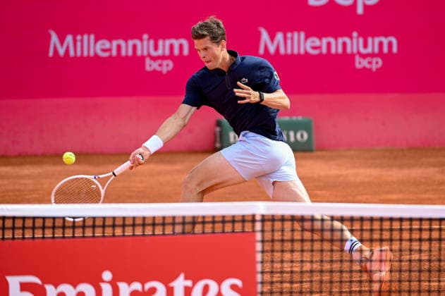 July 24, 2026, Lisbon, Lisbon, Portugal: ALEXANDER BLOCKX in action during the Quarter-finals at the Millennium Estoril Open ATP, Tennis Herren tennis tournament at Clube de Tenis do Estoril. Millennium Estoril Open 2026  - ZUMAr238 20260724_zip_r238_056 Copyright: xRicardoxRochax