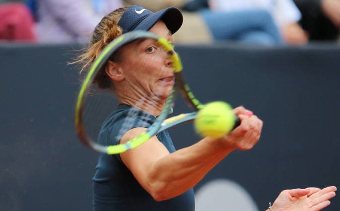 MSC Hamburg Ladies Open WTA, Tennis Damen 250) am Rothenbaum: Tamara Korpatsch (Deutschland) im Viertelfinale. *** MSC Hamburg Ladies Open WTA 250 at Rothenbaum: Tamara Korpatsch of Germany Advances to the Quarterfinals
