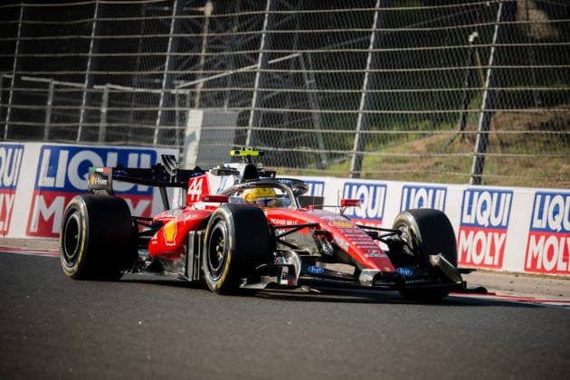 July 24, 2026, Mogyorod, Pest, Hungary: Seven time World Champion Lewis Hamilton(Scuderia Ferrari Hp) ends the day leading the free practice 2 ahead his teammate at F1 Louis Vuitton Hungary Grand prix at Hungaroring(Mogyorod,Pest,Hungary) on Friday July,24,2026 Mogyorod Hungary - ZUMAp257 20260724_zip_p257_052 Copyright: xCristopherxPonsox