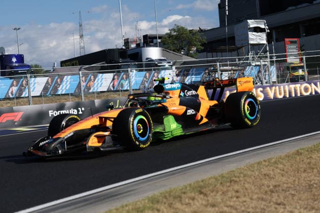 24.07.2026, Hungaroring, Budapest, FORMULA 1 AWS HUNGARIAN GRAND PRIX 2026 , im Bild Lando Norris (GBR), McLaren Mastercard F1 Team (Photo by Milan Klemenc Hasan Bratic DeFodi Images) - *** July 24, 2026, Hungaroring, Budapest, FORMULA 1 AWS HUNGARIAN GRAND PRIX 2026; pictured: Lando Norris (GBR), McLaren Mastercard F1 Team. Photo by Milan Klemenc, Hasan Bratic, DeFodi Images