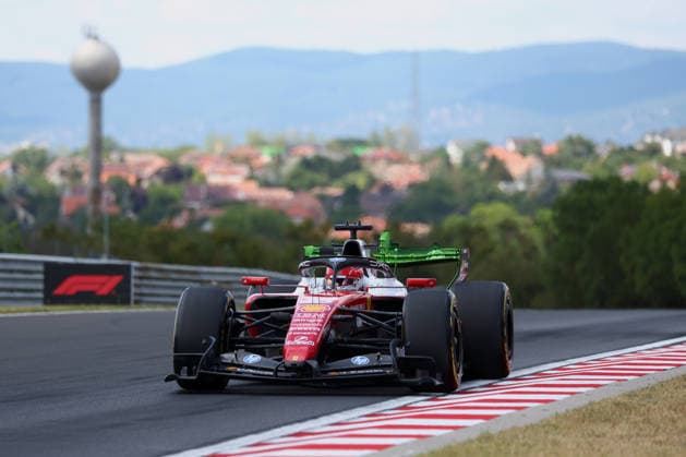 F1 Hungarian Gran Prix Charles Leclerc of Scuderia Ferrari HP on track during practice ahead of the F1 Grand Prix of Hungary at Hungaroring on July 24, 2026 in Mogyorod, Hungary. Mogyorod Hungaroring Hungary Copyright: xMarcoxCanonierox