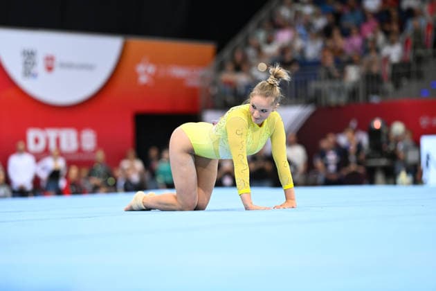 Karina Schoenmaier (TuS 1861 Chemnitz-Altendorf e.V.) DIE FINALS 2026 - Deutsche Meisterschaften Geraeteturnen Mehrkampf Frauen, 24.07.2026 DIE FINALS 2026 - Deutsche Meisterschaften Geraeteturnen Mehrkampf Frauen, 24.07.2026 Hannover *** Karina Schoenmaier TuS 1861 Chemnitz Altendorf e.V. THE FINALS 2026 German Artistic Gymnastics Championships Women’s All-Around, July 24, 2026 THE FINALS 2026 German Artistic Gymnastics Championships Women’s All-Around, July 24, 2026, Hanover Copyright: xEibner-Pressefoto xHoepnerx EP_PHR