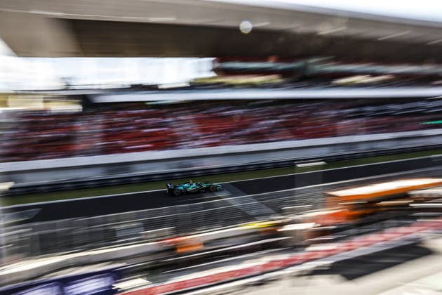 Ahead of the Formula 1 Hungarian Grand Prix MOGYOROD, HUNGARY - JULY 24: Fernando Alonso of Aston Martin takes part in the first practice session ahead of the 2026 Formula 1 Hungarian Grand Prix at the Hungaroring in Mogyorod, Hungary, on July 24, 2026. Arpad Kurucz Anadolu Mogyorod Hungary. Editorial use only. Please get in touch for any other usage.  Copyright: x2026xAnadoluxArpadxKuruczx