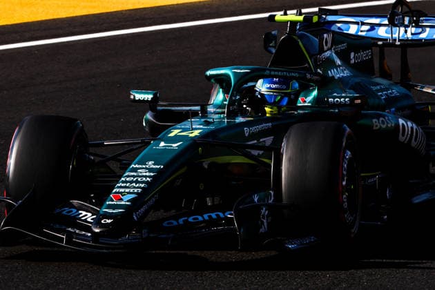 Ahead of the Formula 1 Hungarian Grand Prix MOGYOROD, HUNGARY - JULY 24: Fernando Alonso of Aston Martin takes part in the first practice session ahead of the 2026 Formula 1 Hungarian Grand Prix at the Hungaroring in Mogyorod, Hungary, on July 24, 2026. Arpad Kurucz Anadolu Mogyorod Hungary. Editorial use only. Please get in touch for any other usage.  Copyright: x2026xAnadoluxArpadxKuruczx