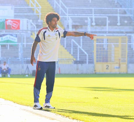 Dante Bonfim Costa Santos (Trainer FC Bayern); Fußball, Regionalliga Bayern, FC Bayern München - SC Eltersdorf, 24.07.2026, Stadion an der Grünwalder Straße, München *** Dante Bonfim Costa Santos, Coach, FC Bayern Soccer, Bavarian Regional League, FC Bayern Munich vs. SC Eltersdorf, July 24, 2026, Stadion an der Grünwalder Straße, Munich