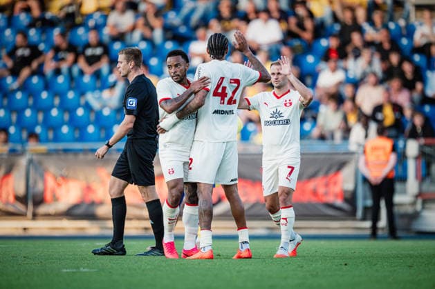 Testspiel: Eintracht Braunschweig vs. FC Southampton, 24.07.2026 Damion Downs (Southampton FC, 42) trifft zum 1:0, TOR, JUBEL; Fußball, Testspiel: Eintracht Braunschweig vs. FC Southampton am 24.07.2026 im Eintracht-Stadion, Braunschweig DFL REGULATIONS PROHIBIT ANY USE OF PHOTOGRAPHS AS IMAGE SEQUENCES AND OR QUASI-VIDEO. *** Friendly Match: Eintracht Braunschweig vs. FC Southampton, July 24, 2026. Damion Downs (Southampton FC), 42, scores to make it 1–0. GOAL, CELEBRATION Soccer, Friendly Match: Eintracht Braunschweig vs. FC Southampton on July 24, 2026, at Eintracht Stadium, Braunschweig. DFL regulations prohibit any use of photographs as image sequences and or quasi-video. Copyright: xBEAUTIFULxSPORTS Tonhäuserx
