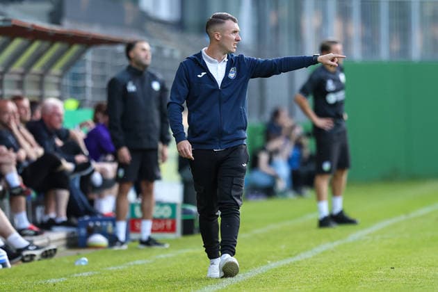 2026.07.24, xkwix, Fußball, Krombacher Westfalenpokal, FC Gütersloh - SC Wiedenbrück, NRG24 Stadion im Heidewald, 1.Runde, Saison 2026 2027: Dominik Sammer (SC Wiedenbrück Trainer) DFB regulations prohibit any use of photographs as image sequences and or quasi-video. Photo: xKamilxWilkowskixPressefotoKochx Nordrhein-Westfalen Deutschland *** July 24, 2026, xkwix, Soccer, Krombacher Westfalen Cup, FC Gütersloh vs. SC Wiedenbrück, NRG24 Stadium in Heidewald, Round 1, 2026–2027 season, Dominik Sammer, SC Wiedenbrück coach. DFB regulations prohibit any use of photographs as image sequences and or quasi-video. Photo: xKamilxWilkowskixPressefotoKochx, North Rhine-Westphalia, Germany