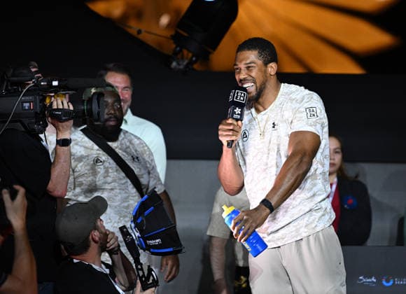 Anthony Joshua v Kristian Prenga: The Comeback Anthony Joshua v Kristian Prenga: The Comeback - Weigh In JEDDAH, SAUDI ARABIA - JULY 24: Kristian Prenga poses for a photo during the weight in ahead of his fight against Anthony Joshua on the The Comeback fight card at Jeddah Promenade on July 24, 2026 in Jeddah.
