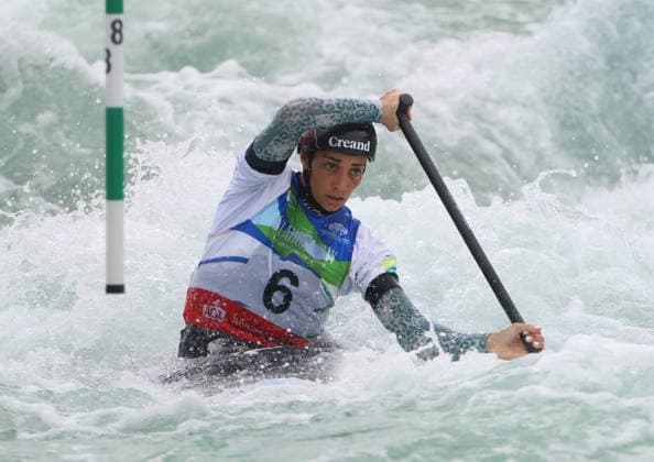 July 24, 2026, Oklahoma City, Oklahoma, USA: MONICA DORIA of Andorra during Women s Canoe semifinal on 2026 ICF Canoe Slalom World Championships, Oklahoma City, USA. ICF Canoe Slalom World Championships 2026 - Monica Doria  - ZUMAc278 20260724_zsp_c278_014 Copyright: xMarcinxCholewinskix