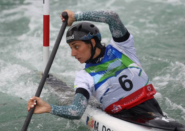 July 24, 2026, Oklahoma City, Oklahoma, USA: MONICA DORIA of Andorra during Women s Canoe semifinal on 2026 ICF Canoe Slalom World Championships, Oklahoma City, USA. ICF Canoe Slalom World Championships 2026 - Monica Doria  - ZUMAc278 20260724_zsp_c278_018 Copyright: xMarcinxCholewinskix