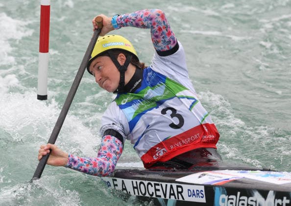 July 24, 2026, Oklahoma City, Oklahoma, USA: EVA ALINA HOCEVAR of Slovenia during Women s Canoe semifinal on 2026 ICF Canoe Slalom World Championships, Oklahoma City, USA. Oklahoma City USA - ZUMAc278 20260724_zsp_c278_027 Copyright: xMarcinxCholewinskix
