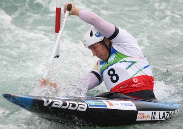 July 24, 2026, Oklahoma City, Oklahoma, USA: MIREN LAZKANO of Spain during Women s Canoe semifinal on 2026 ICF Canoe Slalom World Championships, Oklahoma City, USA. Oklahoma City USA - ZUMAc278 20260724_zsp_c278_039 Copyright: xMarcinxCholewinskix