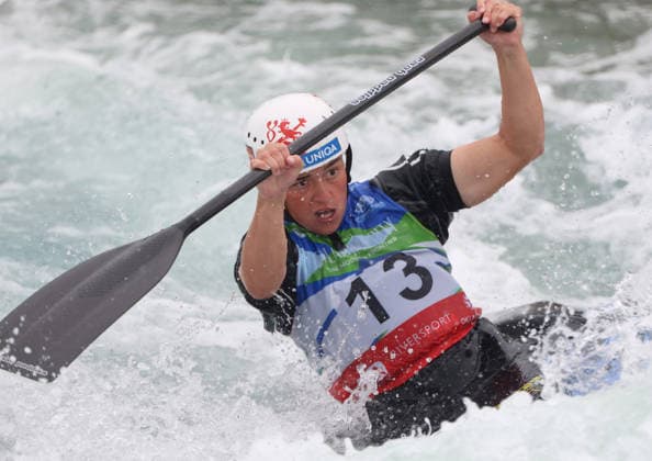 July 24, 2026, Oklahoma City, Oklahoma, USA: TEREZA KNEBLOVA of Czech Republic during Women s Canoe semifinal on 2026 ICF Canoe Slalom World Championships, Oklahoma City, USA. ICF Canoe Slalom World Championships 2026 - Tereza Kneblova  - ZUMAc278 20260724_zsp_c278_033 Copyright: xMarcinxCholewinskix