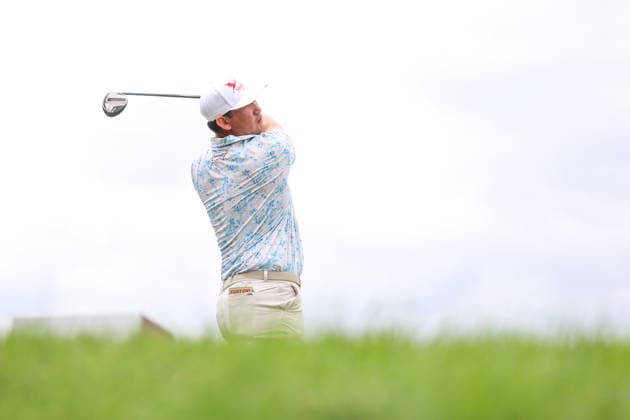 Rico Hoey of the Philippines hits his tee shot on the seventh tee during the second round of the 2026 3M Open at TPC Twin Cities on July 24, 2026 in Blaine, Minnesota. CSM Blaine USA - ZUMAc04_ 20260724_zma_c04_101 Copyright: xStevenxGarciax