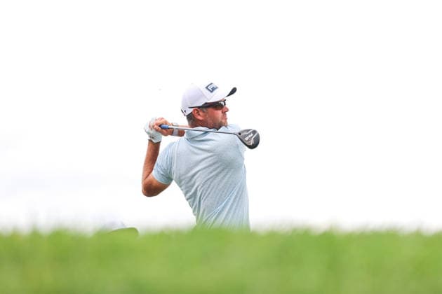 Corey Conners of Canada hits his tee shot on the seventh tee during the second round of the 2026 3M Open at TPC Twin Cities on July 24, 2026 in Blaine, Minnesota. CSM Blaine USA - ZUMAc04_ 20260724_zma_c04_126 Copyright: xStevenxGarciax