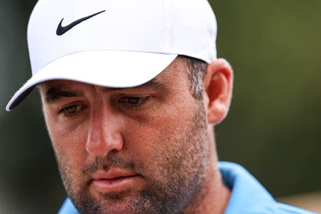 Scottie Scheffler of the United States walks to the eighth tee during the second round of the 2026 3M Open at TPC Twin Cities on July 24, 2026 in Blaine, Minnesota. CSM Blaine USA - ZUMAc04_ 20260724_zma_c04_127 Copyright: xStevenxGarciax