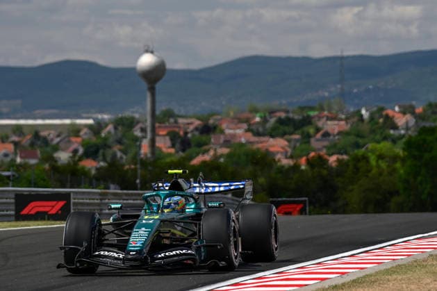 14 Fernando Alonso Of The Team Aston Martin Aramco Formula One Team Honda Amr26,,In They Face The Practice Session,During Fia Formula One World Championship, WM, Weltmeisterschaft Gp Formula 1 Hungarian Grand Prix 2026 24 Jun, Budapest Hungary (Photo by Luca Barsali DeFodi Images) - *** 14 Fernando Alonso of the Aston Martin Aramco Formula One Team Honda AMR26, as they prepare for the practice session during the FIA Formula One World Championship, the 2026 Hungarian Grand Prix, June 24, Budapest, Hungary. Photo by Luca Barsali, DeFodi Images